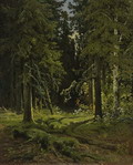 Лесной пейзаж - 1878 год