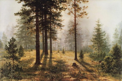 Туман в лесу 1888