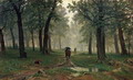 Дождь в дубовом лесу - 1891 год