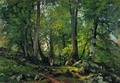 Буковый лес в Швейцарии - 1864 год