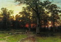 Лес вечером - 1868 год