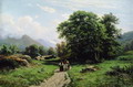 Швейцарскй пейзаж - 1866 год