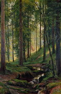Ручей в лесу (На косогоре) - 1880 год